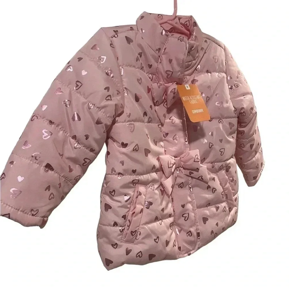 Gymboree Girls' Toddler Heart Print Jacket